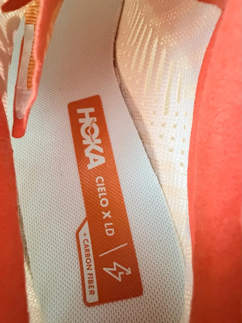 HOKA Cielo X LD Track Field Spikes Orange Men's Size 13  1123097-RYCM